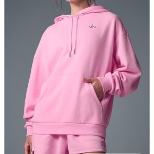 Alo Yoga sweet pink accolade hoodie